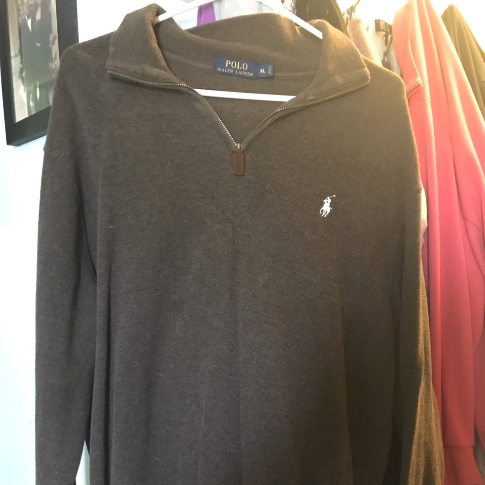 Polo by Ralph Lauren chocolate brown Henley.
